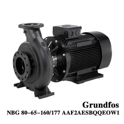 Grundfos NBG 80-65-160/177 Non-self-priming single-stage volute centrifugal pumps are used for water supply in residential communities and buildings