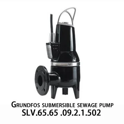 Grundfos Slv Non Self Suction Single-Stage Centrifugal Pump Designed for Treating Wastewater, Production Water, and Unfiltered Raw Sewage - 2