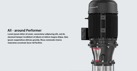 Grundfos CR 95-8-2 Air Conditioning Heating Circulation Pipeline Pump Vertical Multistage Centrifugal Pump - 3