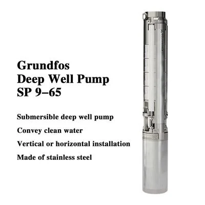 Grundfos SP 9-65 Series Stainless Steel Deep Well Submersible Multi-Stage Water Pump 110v - 2
