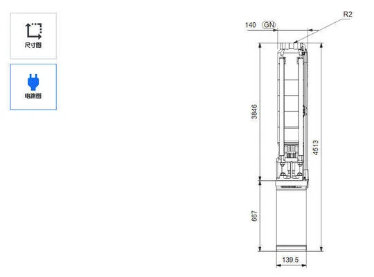 Grundfos SP 9-65 Series Stainless Steel Deep Well Submersible Multi-Stage Water Pump 110v - 5