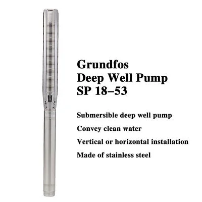 Grundfos 3-Inch 30KW Stainless Steel Electric Deep Well Pump For Irrgation Mining - 2