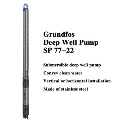 Grundfos Stainless Steel Submersible Pumps For Extracting Groundwater Domestic Use - 2