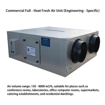 1000-30000 M3/H Fresh Air Filtration System Erv Hrv Heat Recovery Ventilator - 2