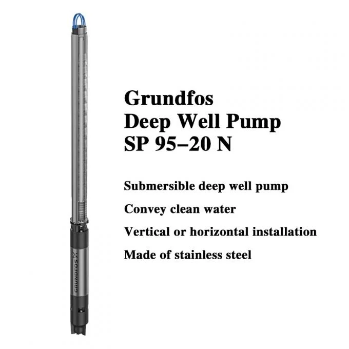 High Efficiency Grundfos SP Deep Well Pump For Efficient Water Supply 0
