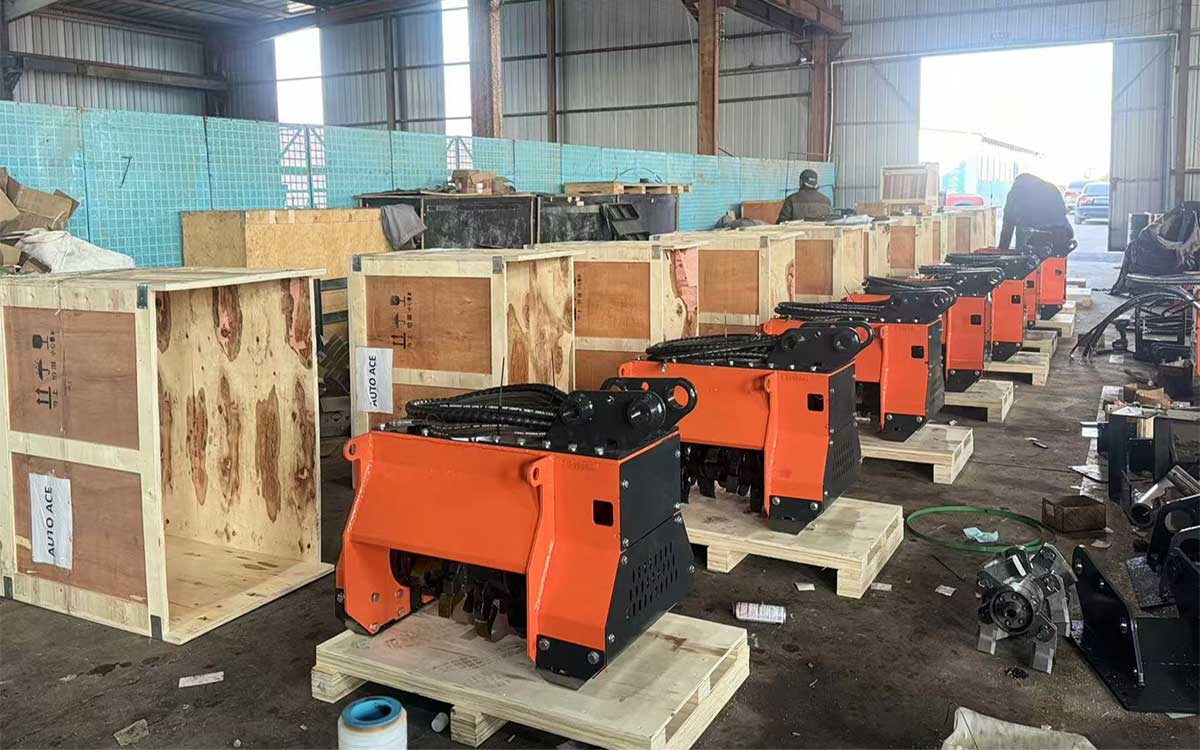 Batch of Excavator Flail Mowers Ready for Delivery to Russian Forestry Customer