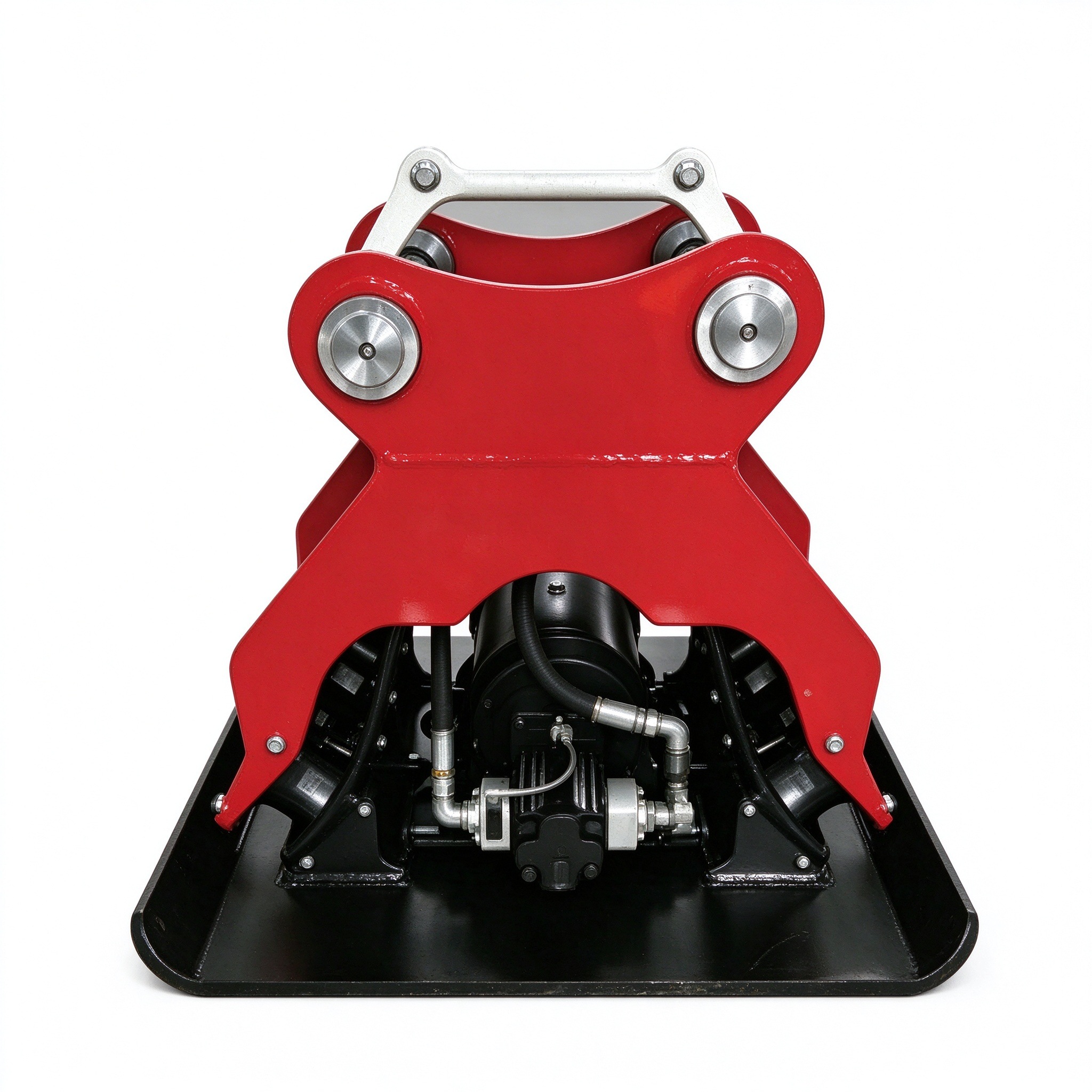 Hydraulic Vibratory Plate Compactor Attachment for Excavator, Ground Compaction Tool for Trenches Slopes