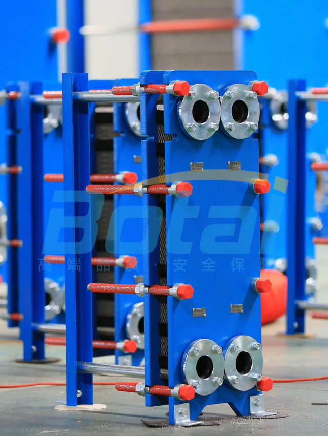 Removable plate heat exchanger with high heat transfer coefficient - 3