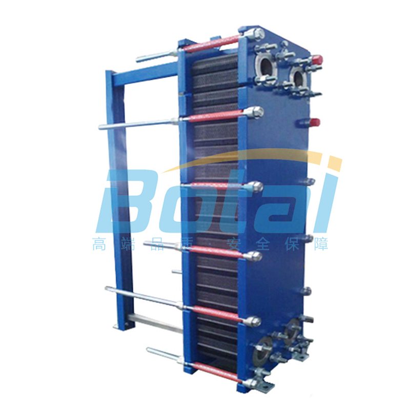 Removable plate heat exchangers are suitable for industrial cold and hot fluid heat exchange